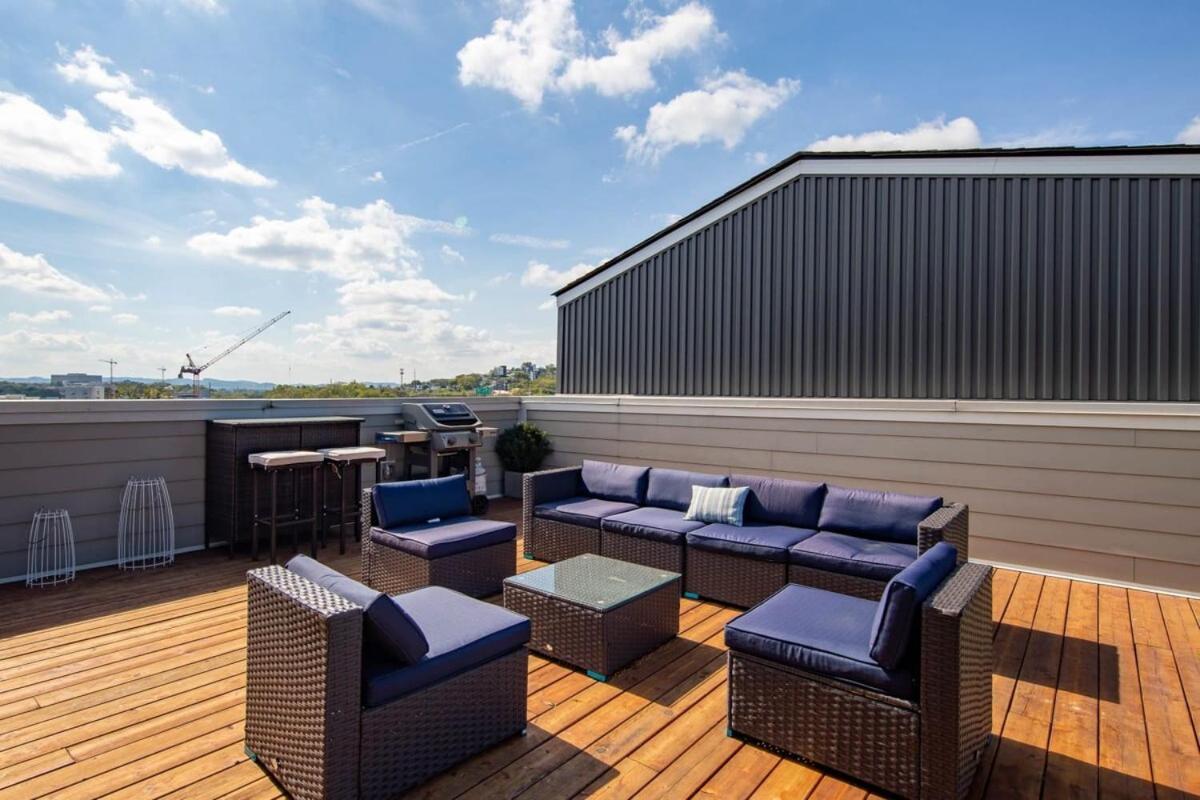 2 Lux Homes With Rooftop Views Sleeps 24 Nashville Exterior photo