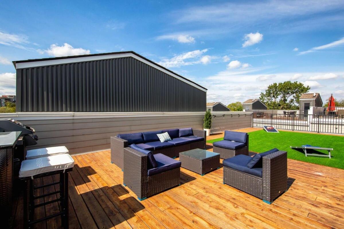 2 Lux Homes With Rooftop Views Sleeps 24 Nashville Exterior photo